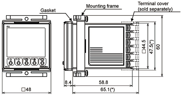 ACS2 External dimensions